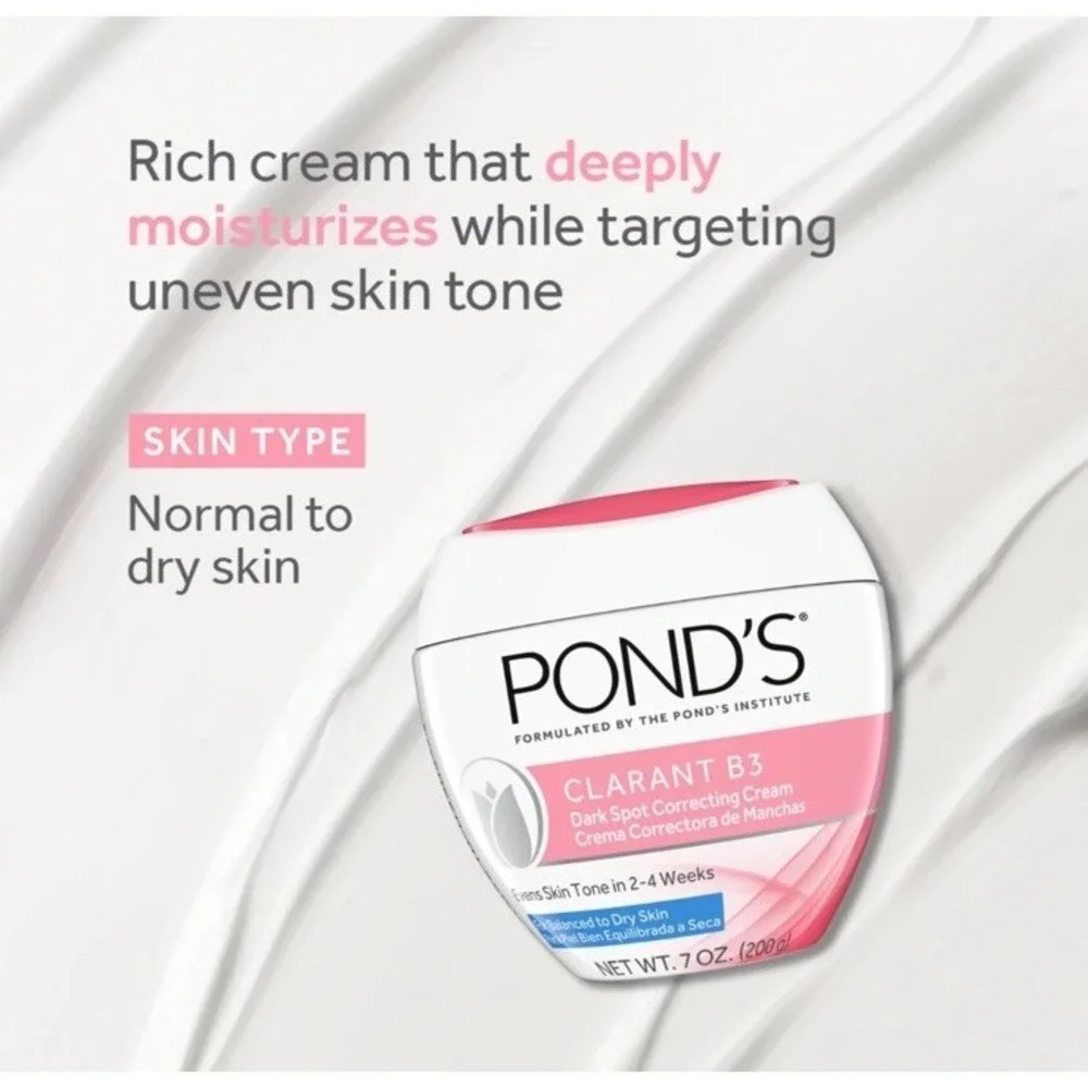 Ponds Clarant B3 Dark Spot Correcting Cream 7 Oz (2 Pack)